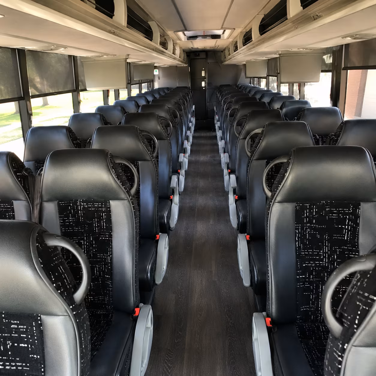 cedar park charter bus interior