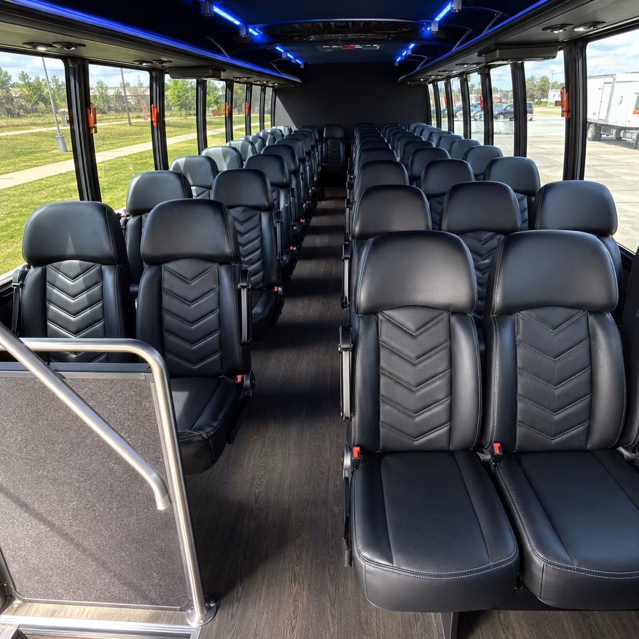 college station comfortable charter buses for government military personnel