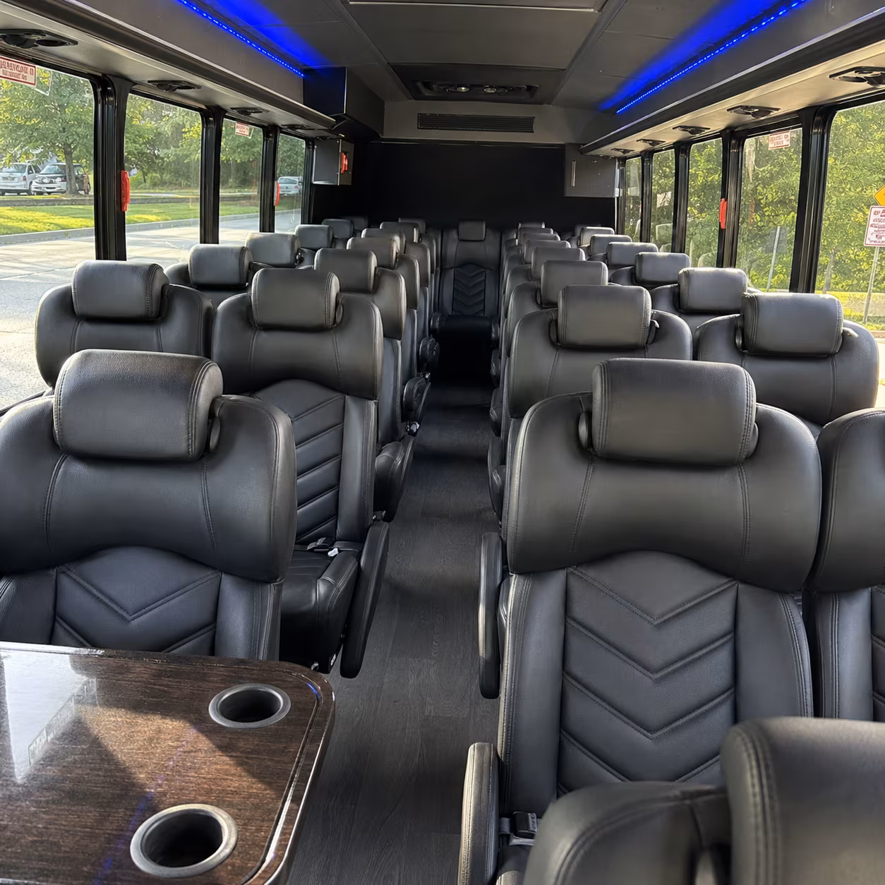 college station team and fan group charter bus rentals in college station