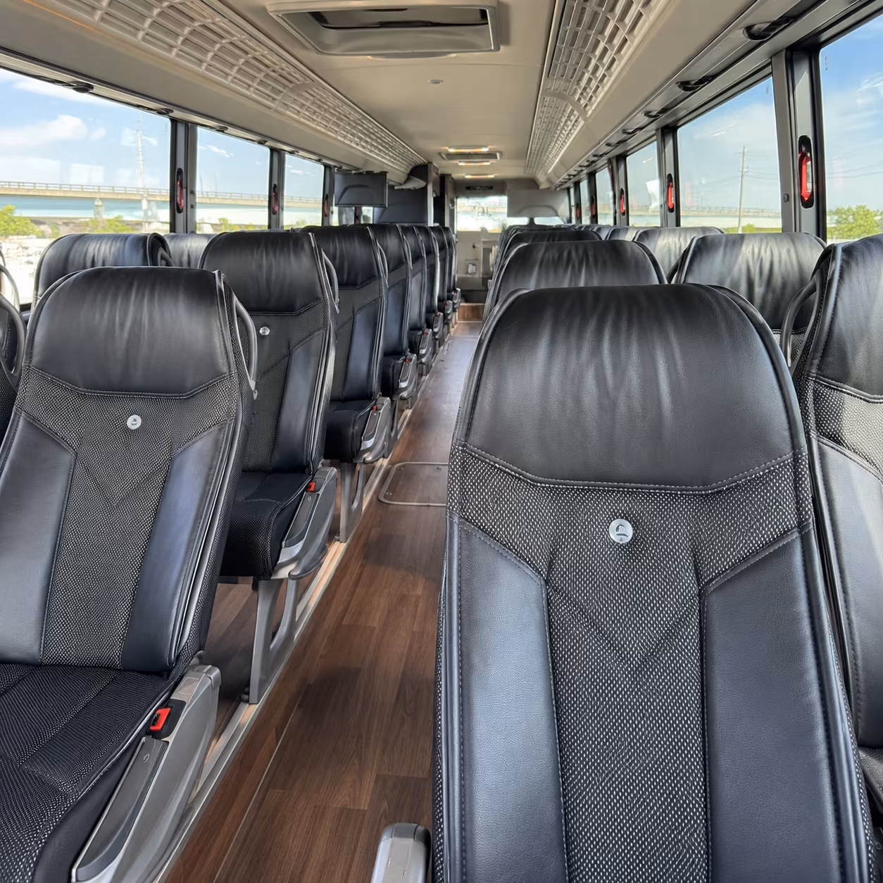 pflugerville government military charter bus services